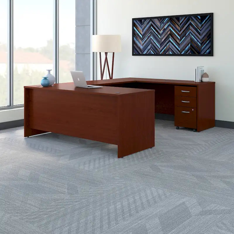 Series C 72W U Shaped Desk with Drawers