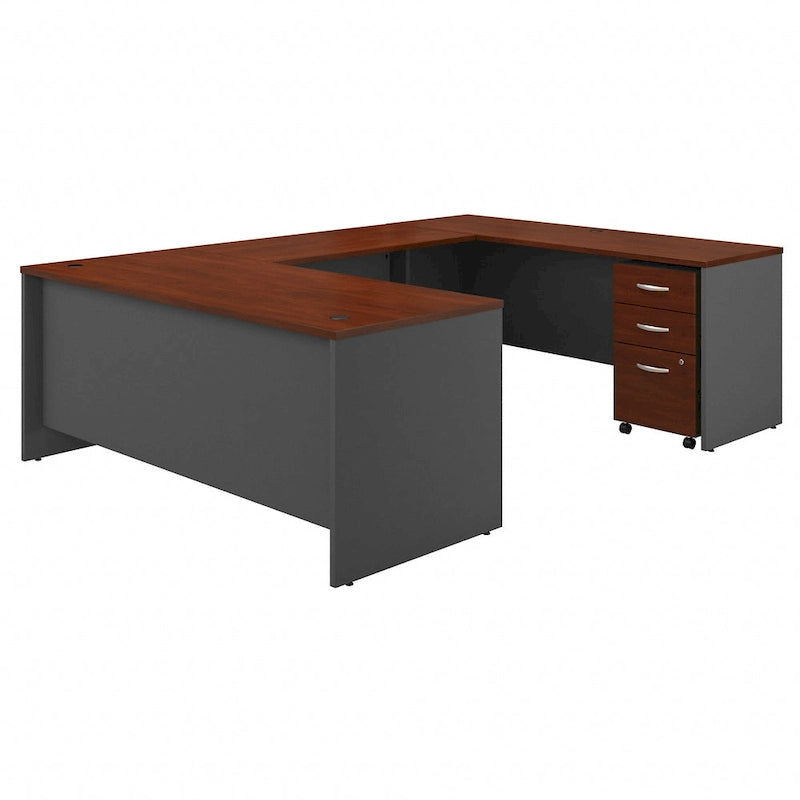Series C 72W U Shaped Desk with Drawers