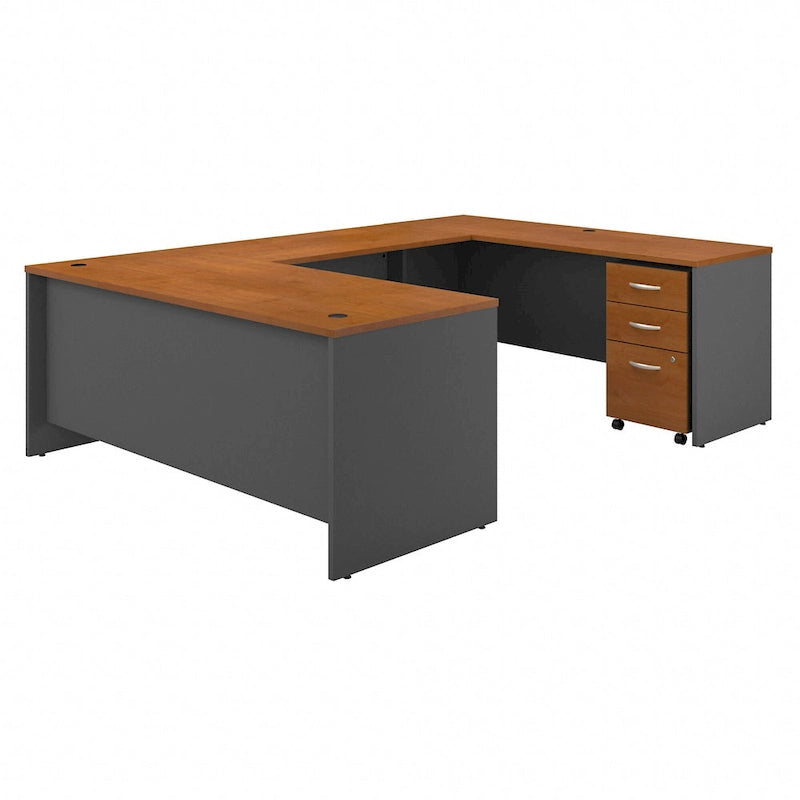 Series C 72W U Shaped Desk with Drawers