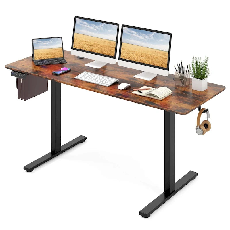 63 x 24 Inch Sit Stand Desk Height Adjustable Electric - See Details