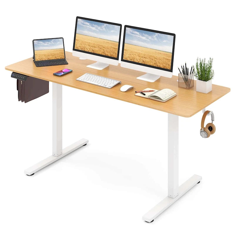 63 x 24 Inch Sit Stand Desk Height Adjustable Electric - See Details