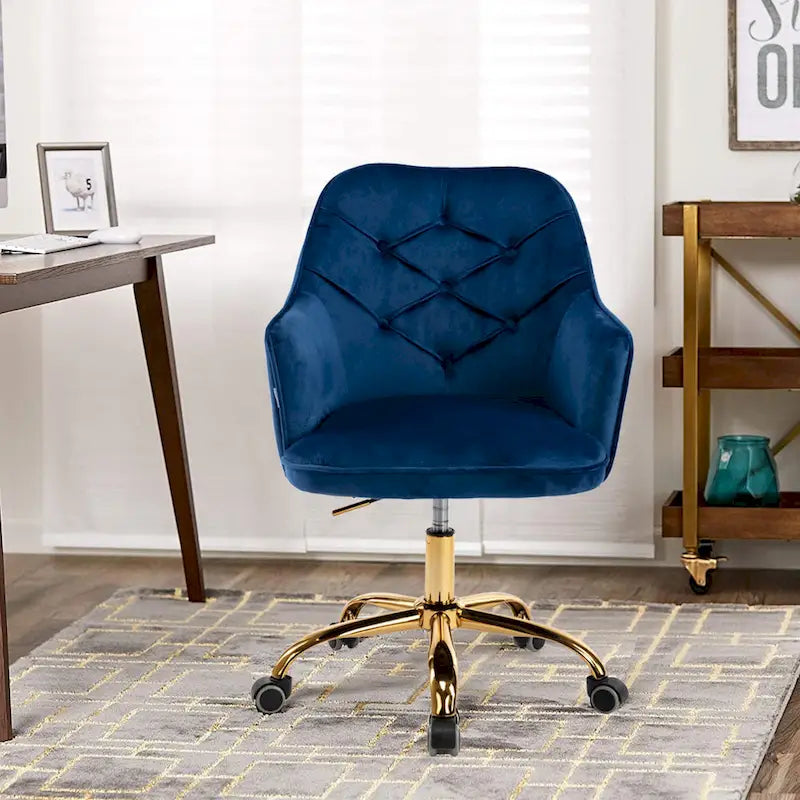 Velvet Swivel Shell Chair for Living Room ,Office chair