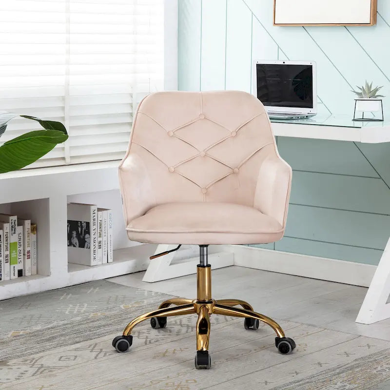 Velvet Swivel Shell Chair for Living Room ,Office chair