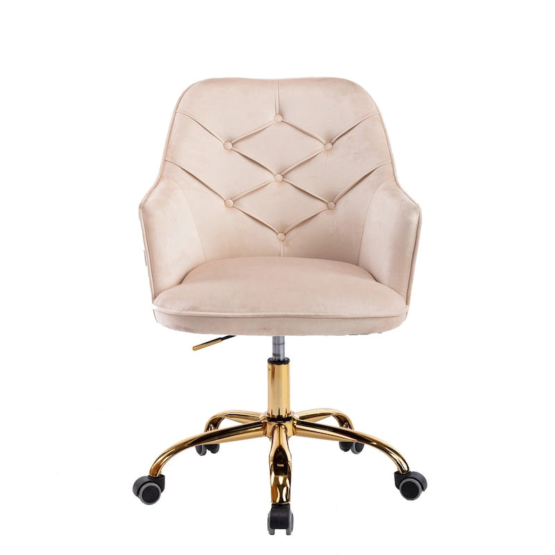 Velvet Swivel Shell Chair for Living Room ,Office chair