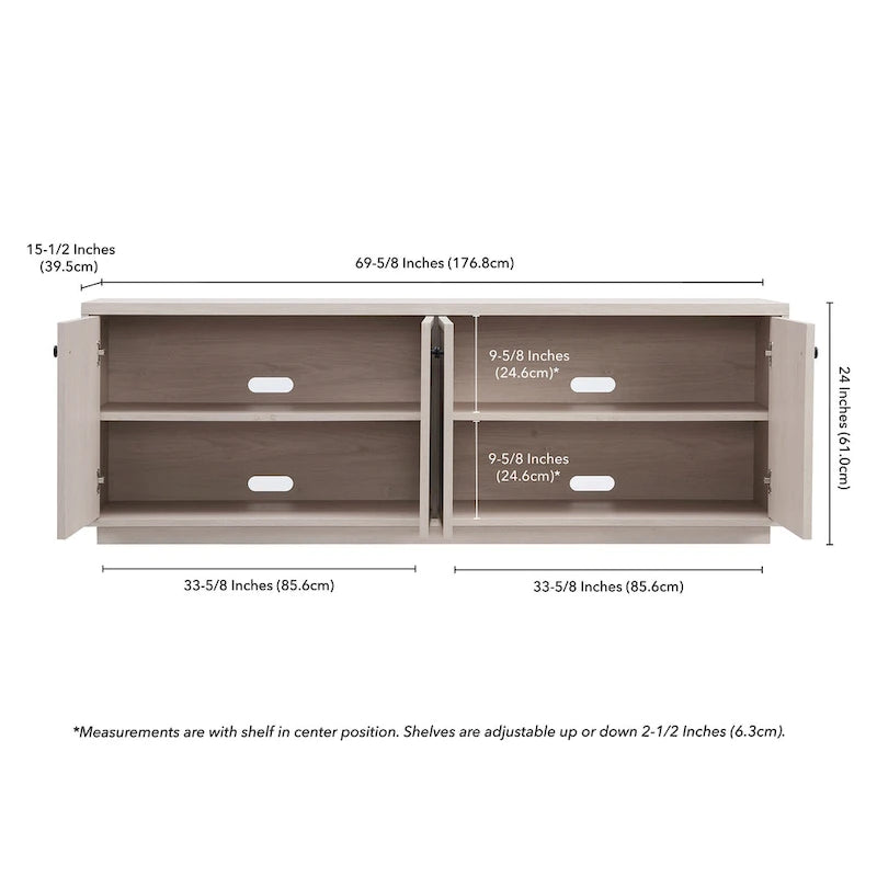 Ormond Rectangular TV Stand for TV's up to 75 - 69.63 Wide