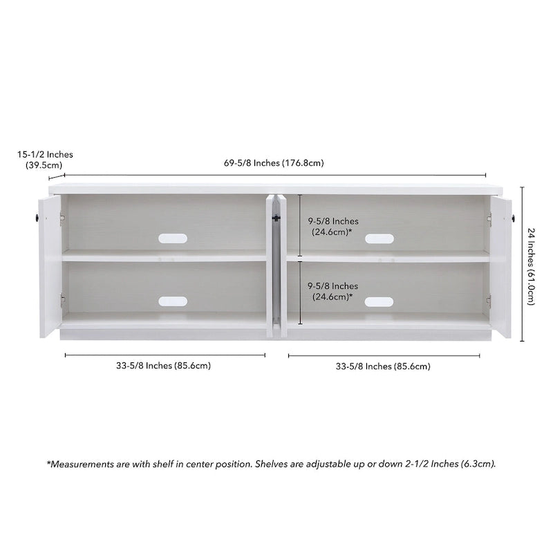 Ormond Rectangular TV Stand for TV's up to 75 - 69.63 Wide