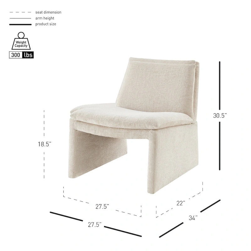 Chenille Accent Chair