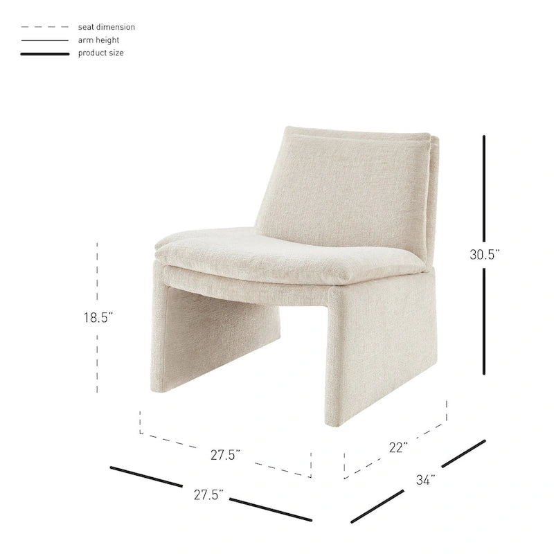 Chenille Accent Chair
