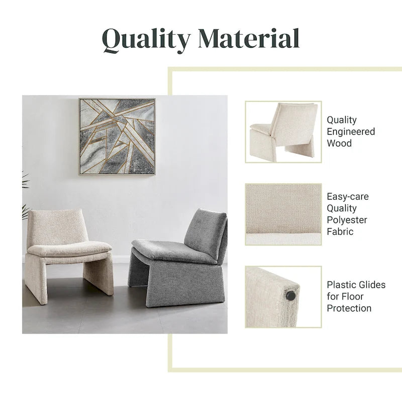 Chenille Accent Chair