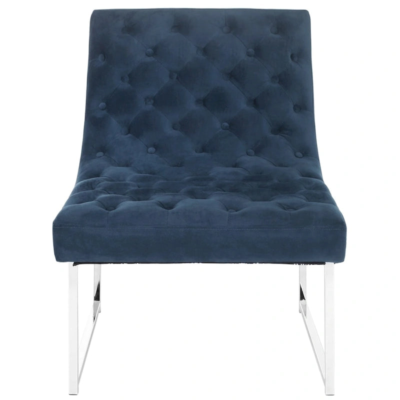 Mid-Century Modern Tufted Club Chair