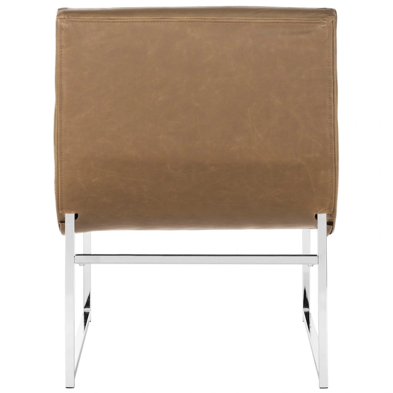 Mid-Century Modern Tufted Club Chair
