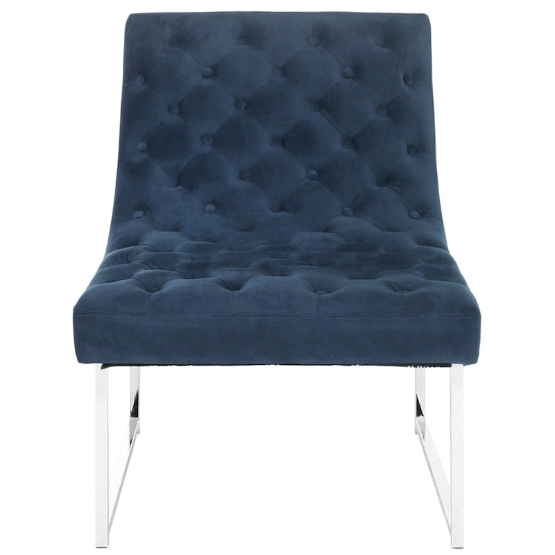 Mid-Century Modern Tufted Club Chair