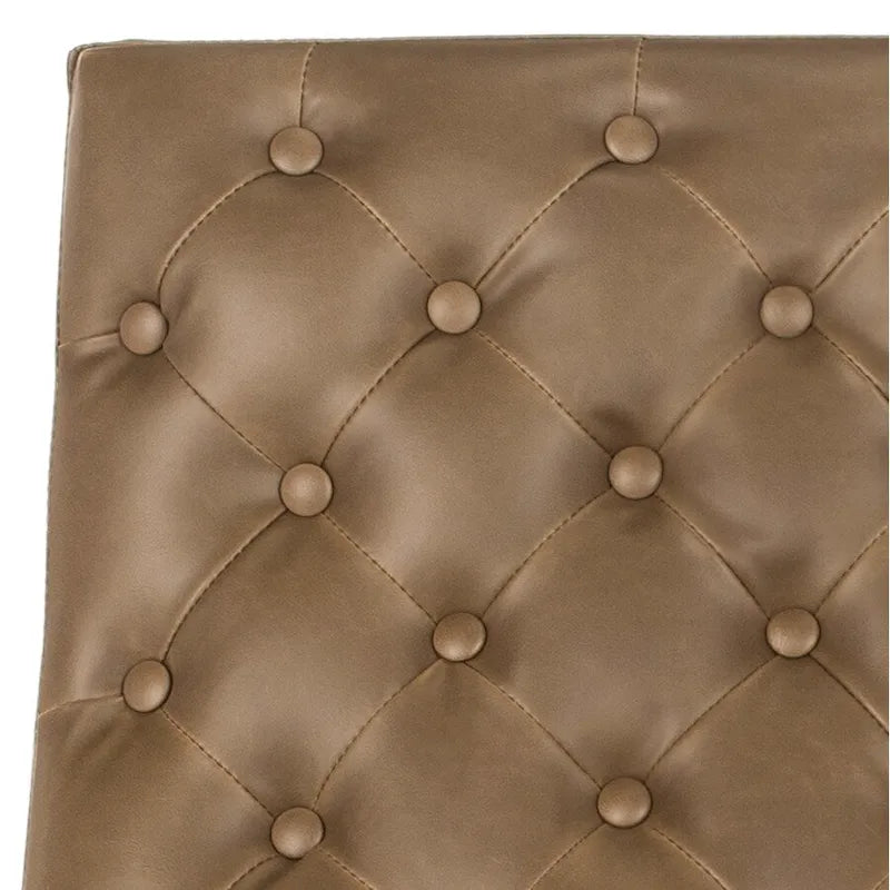 Mid-Century Modern Tufted Club Chair