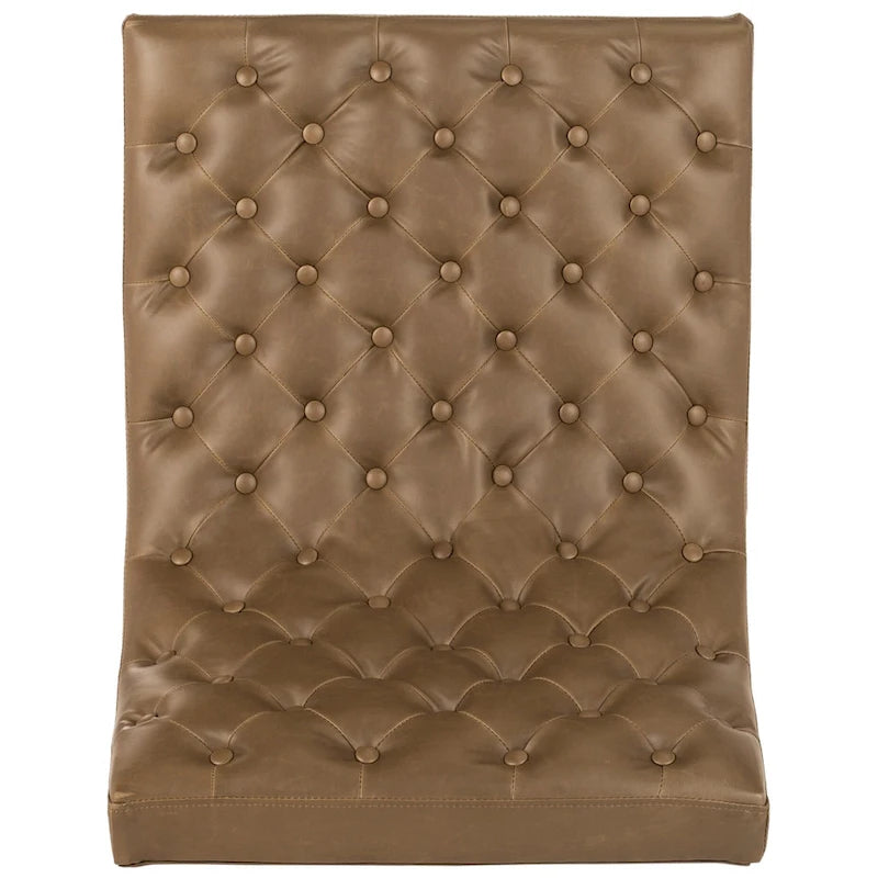 Mid-Century Modern Tufted Club Chair