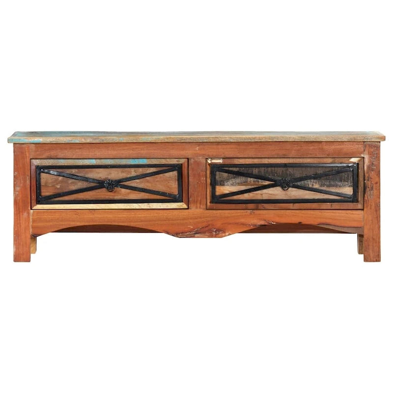 TV Stand 47.2x11.8x15.7 Solid Wood Reclaimed
