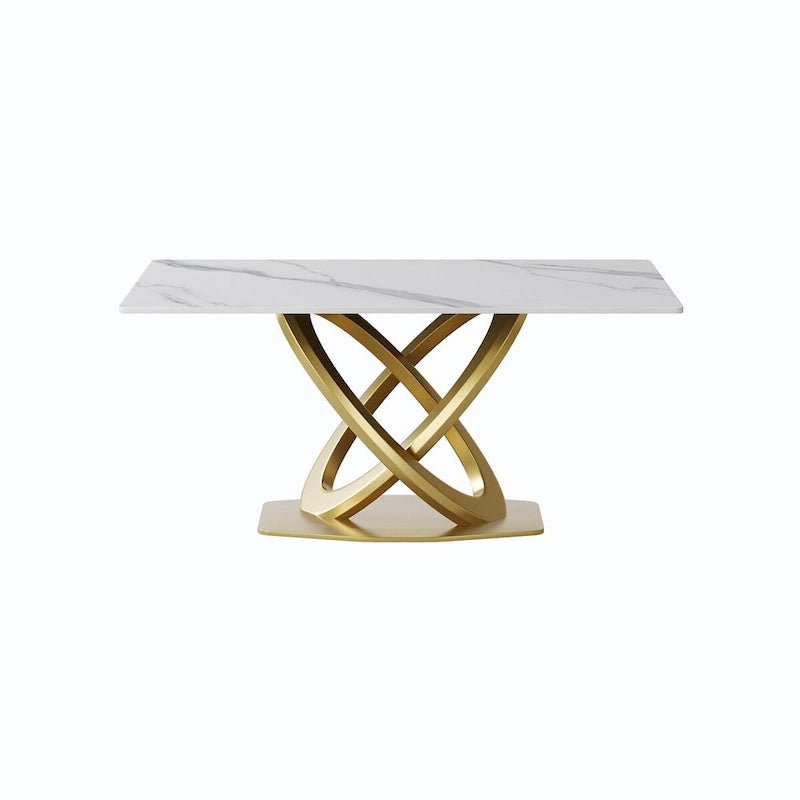 63 Dining Table, Modern Dining Table for 6