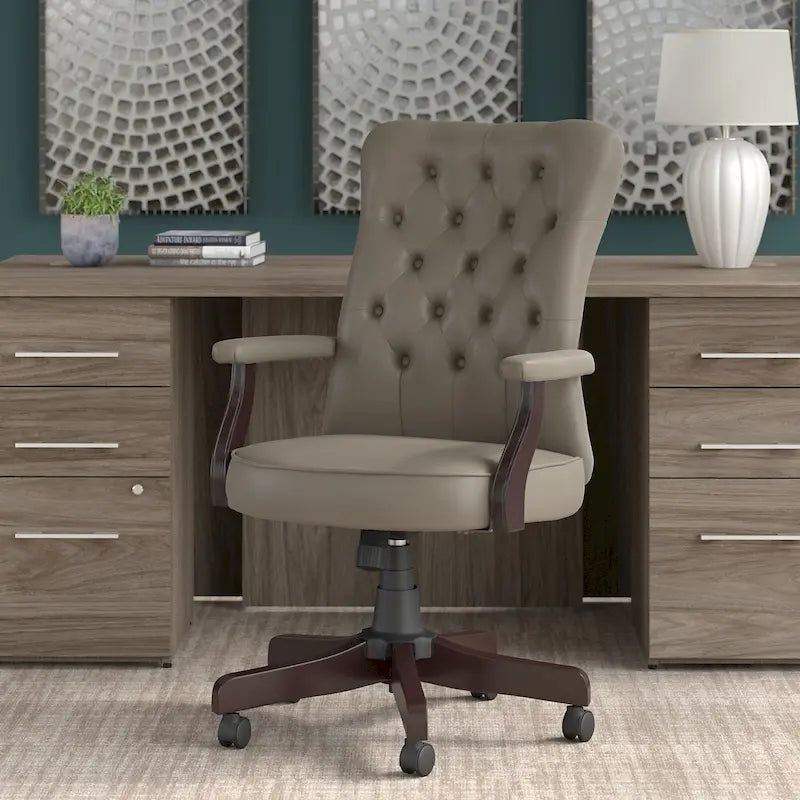 High Back Office Chair with Arms