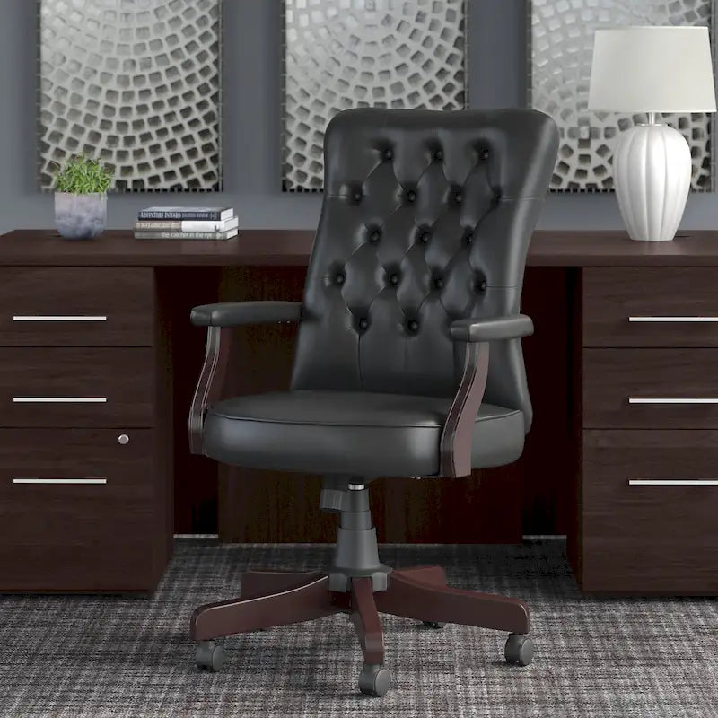 High Back Office Chair with Arms